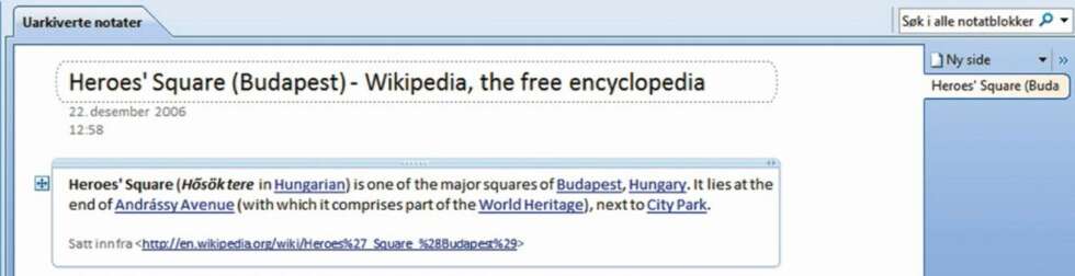 ARKIVER: Når du sender noe til OneNote kommer det opp som uarkivert. Gjør du ikke arkivjobben i ettertid har du bare flyttet rotet fra skrivebordet til PC-en. ARKIVER: Når du sender noe til OneNote kommer det opp som uarkivert. Gjør du ikke arkivjobben i ettertid har du bare flyttet rotet fra skrivebordet til PC-en.