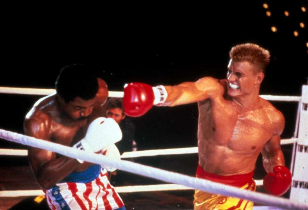 Dolph Lundren som Ivan Drago i Rocky IV. Dolph Lundren som Ivan Drago i Rocky IV.