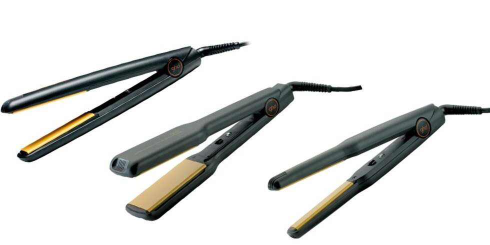 Ghd har tre stylingjern. Den originale, salong styler og minstyler. Priser fra ca kr 1700 til kr 1900. Ghd har tre stylingjern. Den originale, salong styler og minstyler. Priser fra ca kr 1700 til kr 1900.