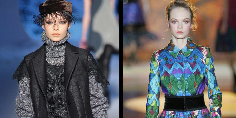 PÅ CATWALKEN: Her går Siri på catwalken for Cavalli (t.v.) og Moda Donna. PÅ CATWALKEN: Her går Siri på catwalken for Cavalli (t.v.) og Moda Donna.