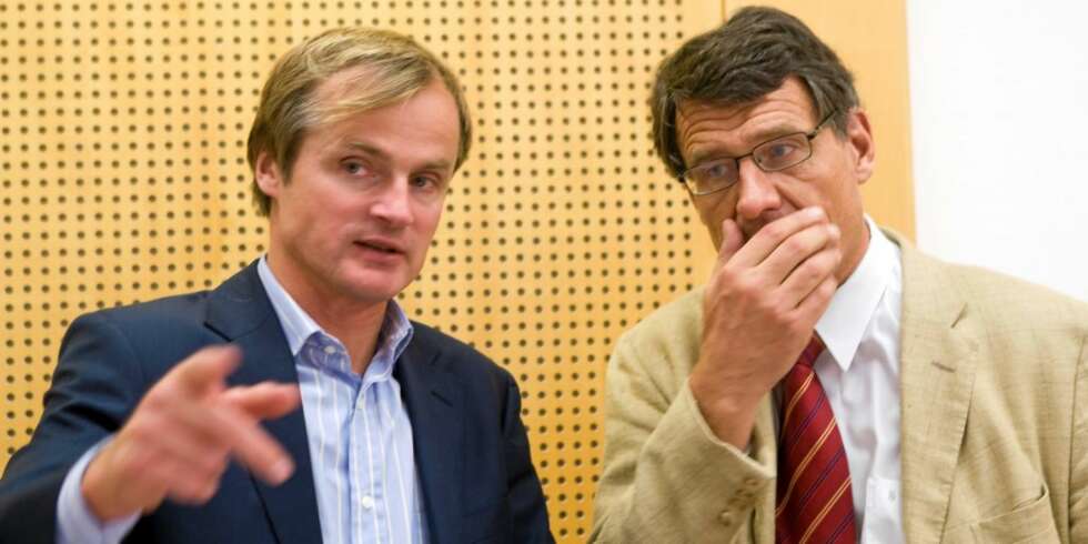 VANT FRAM: Øystein Stray Spetalen og hans advokat Cato Schøitz vabt saken mot Dagbladet i Oslo tingrett. VANT FRAM: Øystein Stray Spetalen og hans advokat Cato Schøitz vabt saken mot Dagbladet i Oslo tingrett.