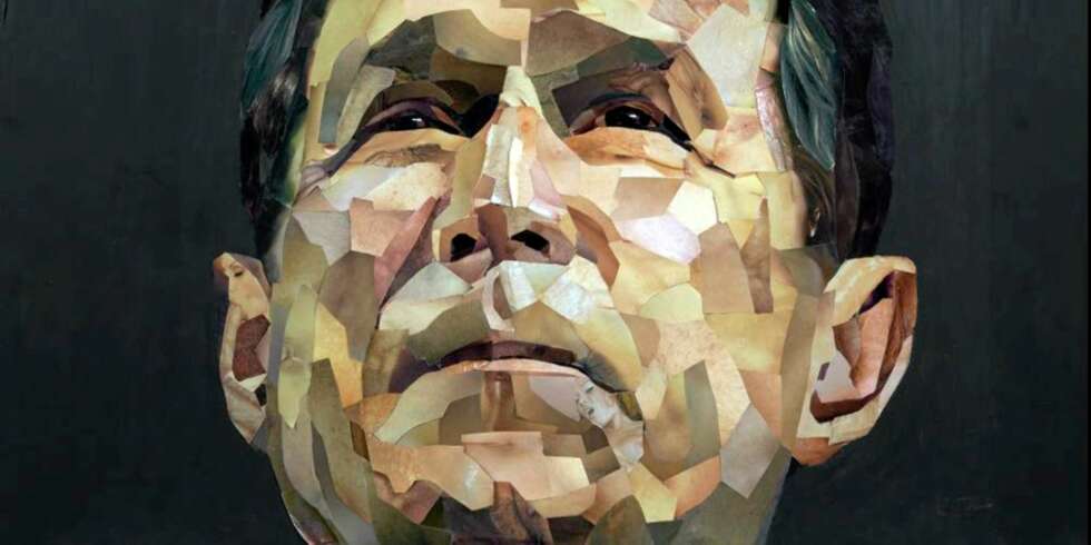 GRISEBILDE: Den britiske kunstneren Jonthan Yeos portrett av president Bush vekker oppsikt. GRISEBILDE: Den britiske kunstneren Jonthan Yeos portrett av president Bush vekker oppsikt.