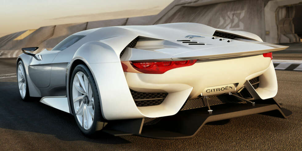Citroëns heftige konseptbil er lagd for GranTurismo-spillet. Vi håper den blir lagd for kunder, også. Citroëns heftige konseptbil er lagd for GranTurismo-spillet. Vi håper den blir lagd for kunder, også.