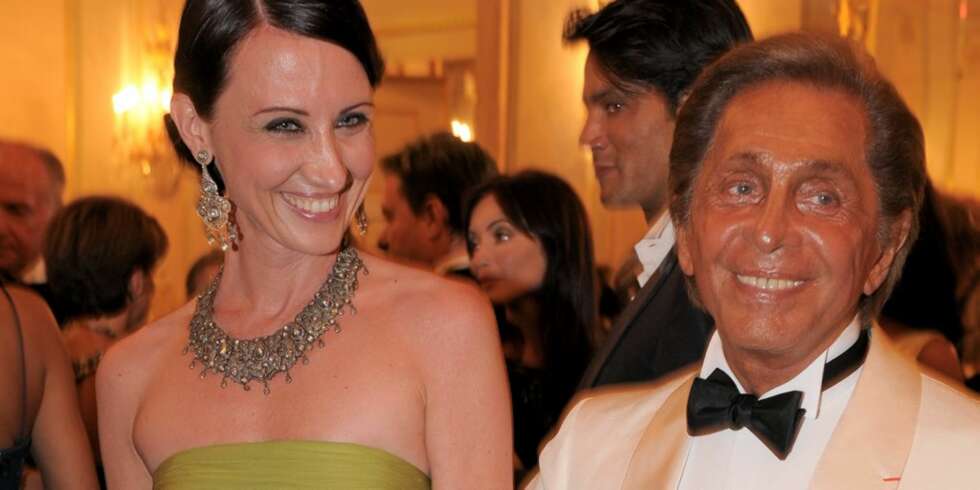 SPARKET: Alessandra Facchinetti er ikke lenger kreativ leder for motehuset Valentino. Her sammen med grunnleggeren Valentino Garavani. SPARKET: Alessandra Facchinetti er ikke lenger kreativ leder for motehuset Valentino. Her sammen med grunnleggeren Valentino Garavani.