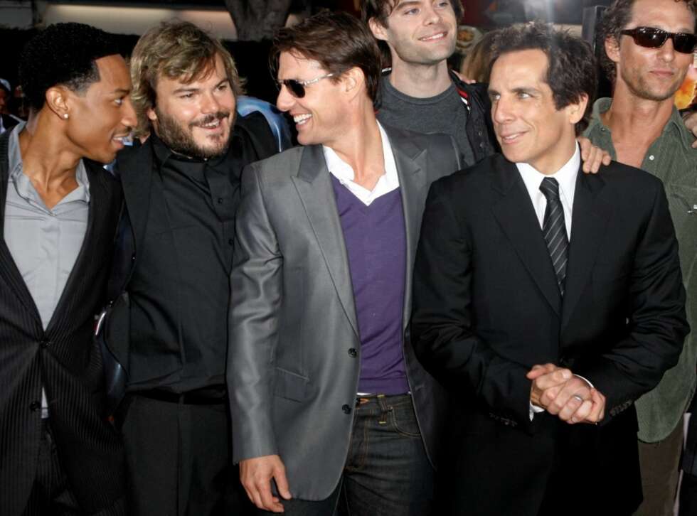 STJERNELAG: Brandon T. Jackson, Jack Black, Tom Cruise, Bill Hader, Ben Stiller og Matthew McConaughey STJERNELAG: Brandon T. Jackson, Jack Black, Tom Cruise, Bill Hader, Ben Stiller og Matthew McConaughey