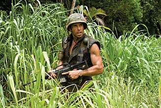 Ben Stiller alias Tugg Speedman i Tropic Thunder. Ben Stiller alias Tugg Speedman i Tropic Thunder.