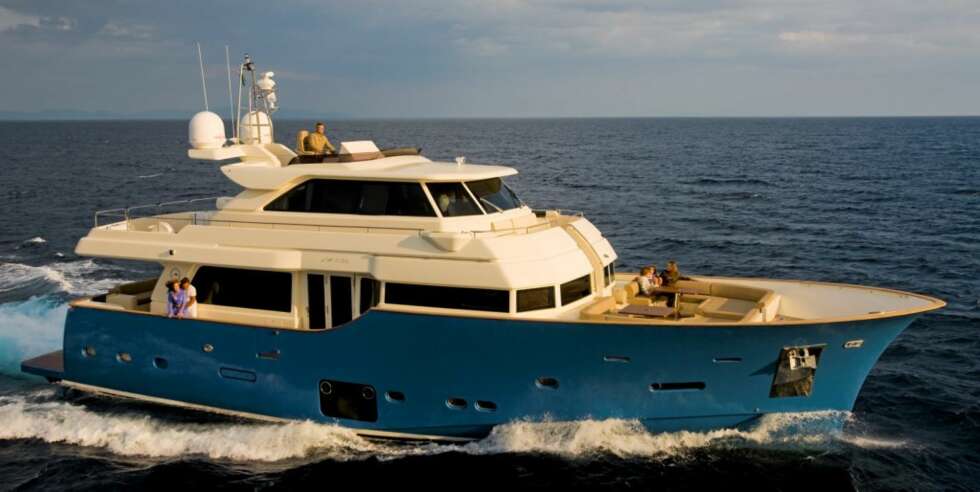 Mochi Long Range 23 ble lansert under Genoa Boat Show i år. Mochi Long Range 23 ble lansert under Genoa Boat Show i år.