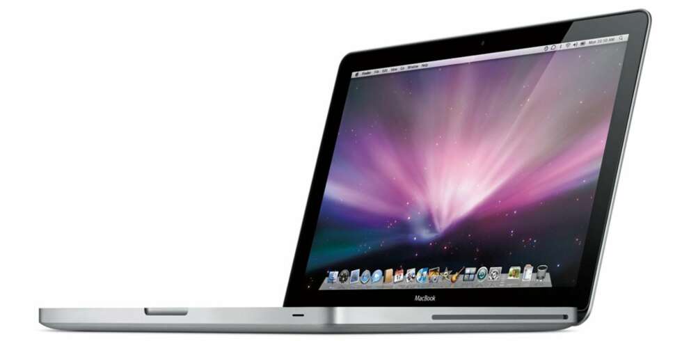 NY MACBOOK: Den nye Apple MacBook kommer i et lekkert aluminiumdesign. NY MACBOOK: Den nye Apple MacBook kommer i et lekkert aluminiumdesign.