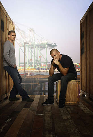 Wentworth Miller og Dominic Purcell Wentworth Miller og Dominic Purcell