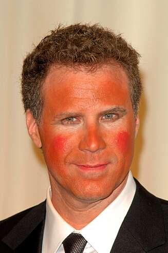 MOROMANN: Will Ferrell liker å tiltrekke seg oppmerksomhet. Som her, da han sminket seg selv før en prisutdeling. MOROMANN: Will Ferrell liker å tiltrekke seg oppmerksomhet. Som her, da han sminket seg selv før en prisutdeling.