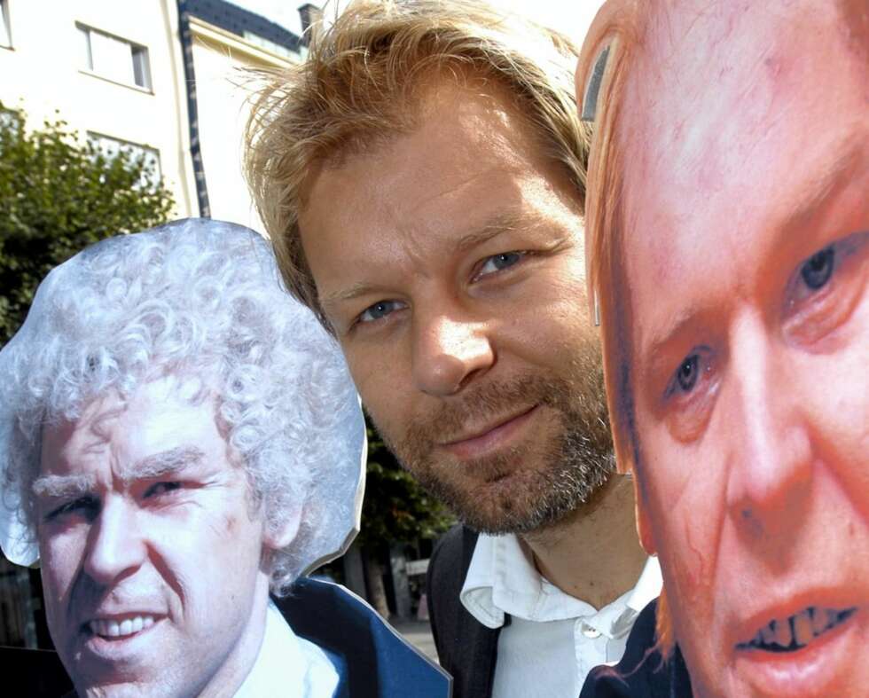 NY ECKBO-SERIE: Espen Eckbo byr på en rekke nye karakterer i sin nye TV 2-serie om de store temaene i livet. Her flankert av Lauritz og Ingar fra kveldens program om kjærlighet NY ECKBO-SERIE: Espen Eckbo byr på en rekke nye karakterer i sin nye TV 2-serie om de store temaene i livet. Her flankert av Lauritz og Ingar fra kveldens program om kjærlighet