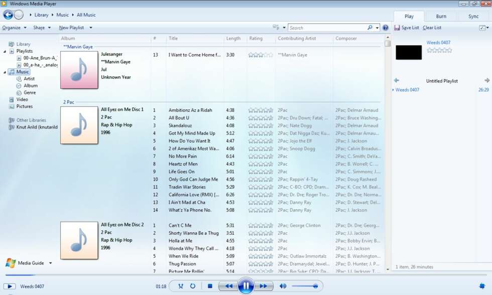 VERSJON 12: Windows Media Player kommer i ny versjon sammen med Windows 7. VERSJON 12: Windows Media Player kommer i ny versjon sammen med Windows 7.
