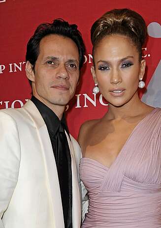 Marc Anthony og Jennifer Lopez. Marc Anthony og Jennifer Lopez.