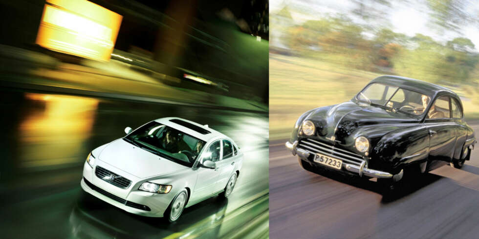LANGE TRADISJONER: Volvo og Saab er velkjente merkenavn. Nå håper Ford og GM at den svenske staten vil hjelpe bilprodusentene gjennom krisen. LANGE TRADISJONER: Volvo og Saab er velkjente merkenavn. Nå håper Ford og GM at den svenske staten vil hjelpe bilprodusentene gjennom krisen.