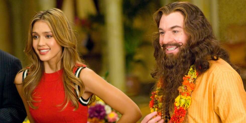URUSSELT: Jessica Alba og Mike Myers gjør ingenting for å løfte den usedvanlig platte og pinlige «Love Guru». URUSSELT: Jessica Alba og Mike Myers gjør ingenting for å løfte den usedvanlig platte og pinlige «Love Guru».