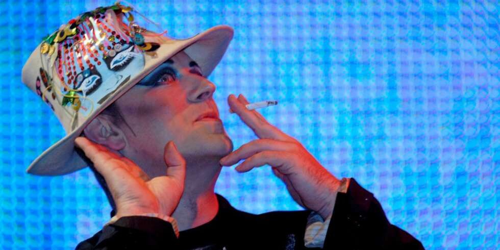 SKYLDIG: Boy George må belage seg på fengselsstraff etter å ha bundet og slått norske Audun Carlsen i april i fjor. SKYLDIG: Boy George må belage seg på fengselsstraff etter å ha bundet og slått norske Audun Carlsen i april i fjor.
