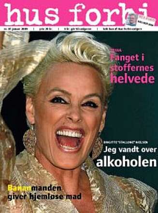 Brigitte Nielsen snakker ut i hjemløsmagasinet Hus Forbi. Brigitte Nielsen snakker ut i hjemløsmagasinet Hus Forbi.