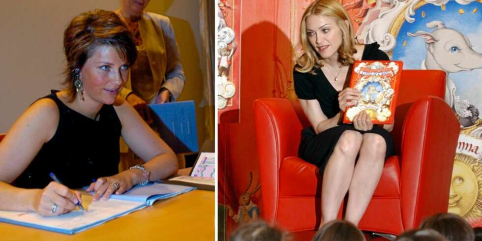 BOKDEBUTEN: Prinsesse Märtha Louise og Madonna deburterte som forfattere tidligere dette tiåret. BOKDEBUTEN: Prinsesse Märtha Louise og Madonna deburterte som forfattere tidligere dette tiåret.