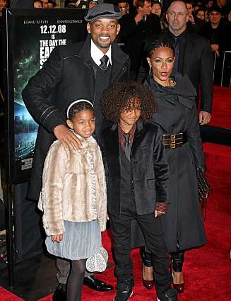 FAMILIE: Will Smith og Jada med Jaden og Willow FAMILIE: Will Smith og Jada med Jaden og Willow