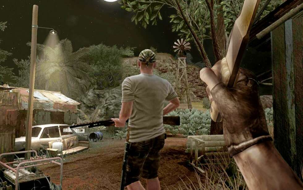 BORGERKRIG: I FarCry2 er muntantene byttet ut med en borgerkrig i Afrika. BORGERKRIG: I FarCry2 er muntantene byttet ut med en borgerkrig i Afrika.