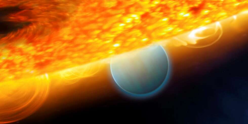 PLANETEN har varmt indre og tung gassatmosfære. PLANETEN har varmt indre og tung gassatmosfære.
