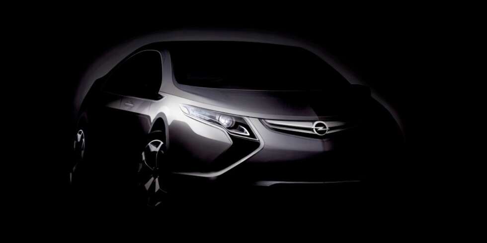 TEASER: Illustrasjonen av Opel Ampera bærer tydelige likhetstrekk med Flextreme. Utover noen små hint, forteller ikke Opel spesielt mye om hva mer som kommer på Geneve-utstillingen i mars. TEASER: Illustrasjonen av Opel Ampera bærer tydelige likhetstrekk med Flextreme. Utover noen små hint, forteller ikke Opel spesielt mye om hva mer som kommer på Geneve-utstillingen i mars.