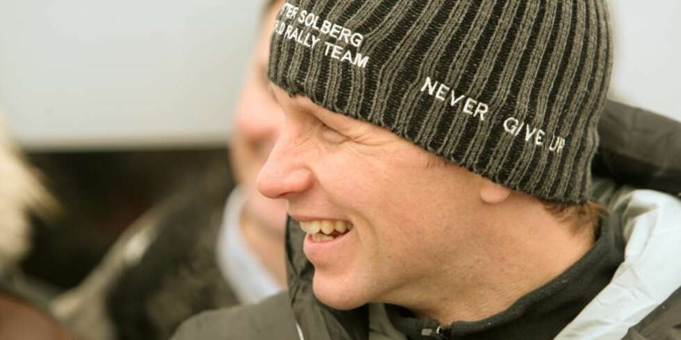 VIKTIG MOTTO: ""Never give up"", står det på teamluene. I Petter Solbergs ånd! VIKTIG MOTTO: ""Never give up"", står det på teamluene. I Petter Solbergs ånd!