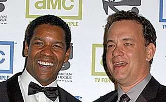 Denzel Washington og Tom Hanks. Denzel Washington og Tom Hanks.