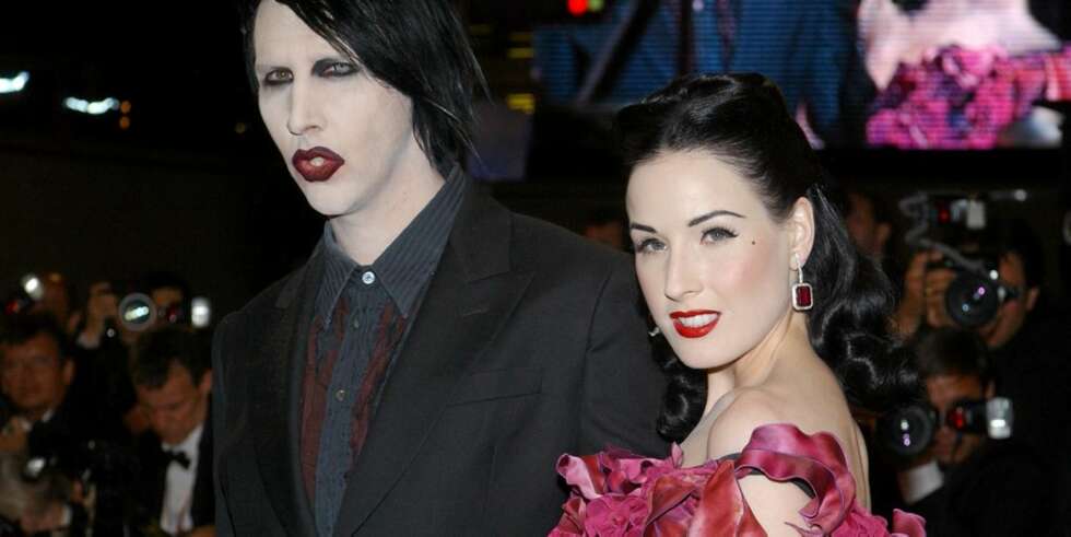 SKILT: Marilyn Manson og Dita Von Teese var tidligere ektepar. Her under filmfestivalen i Cannes i 2006. SKILT: Marilyn Manson og Dita Von Teese var tidligere ektepar. Her under filmfestivalen i Cannes i 2006.