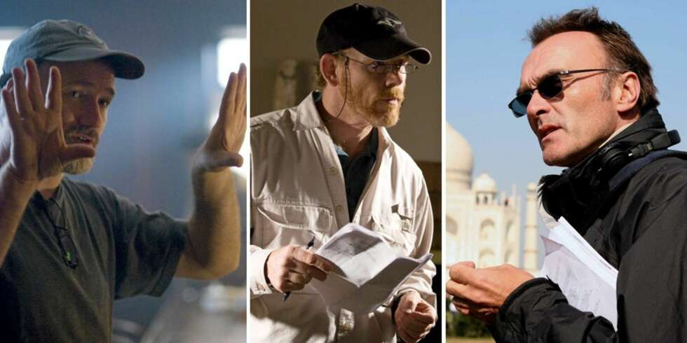 BESTE REGI: David Fincher (f.v.), Ron Howard og Danny Boyle er alle nominert i kategorien beste regi. BESTE REGI: David Fincher (f.v.), Ron Howard og Danny Boyle er alle nominert i kategorien beste regi.