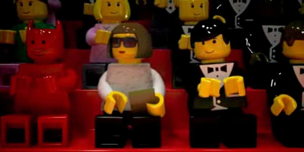 LEGO-DJEVEL: Vogue-redaktør Anna Wintour var selvsagt på plass. LEGO-DJEVEL: Vogue-redaktør Anna Wintour var selvsagt på plass.
