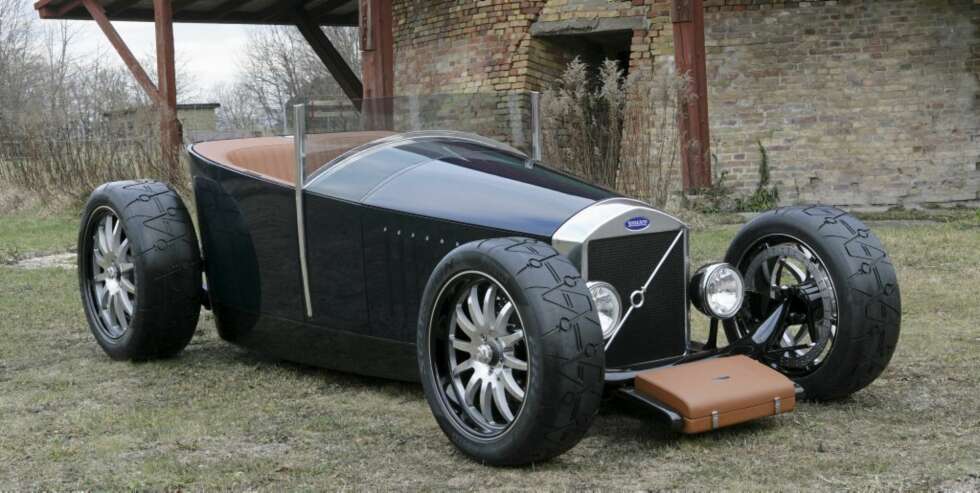 SPEKTAKULÆRT: Hot Rod Jakob, som sto ferdig i 2005, er Leif Tufvessons mest spektakulære verk så langt SPEKTAKULÆRT: Hot Rod Jakob, som sto ferdig i 2005, er Leif Tufvessons mest spektakulære verk så langt