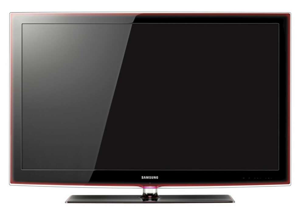 RØD RAMME: Mange liker den røde rammen rundt TV-ene til Samsung, men hvor stilig er den om tre år? RØD RAMME: Mange liker den røde rammen rundt TV-ene til Samsung, men hvor stilig er den om tre år?