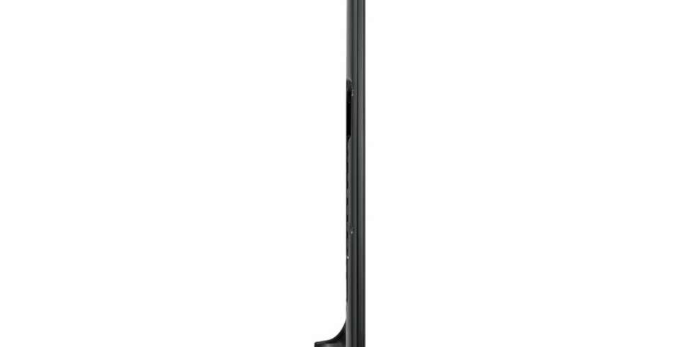 TYNT: Med veggfeste er den totale dybden på Samsungs TV kun 4,5 centimeter. TYNT: Med veggfeste er den totale dybden på Samsungs TV kun 4,5 centimeter.