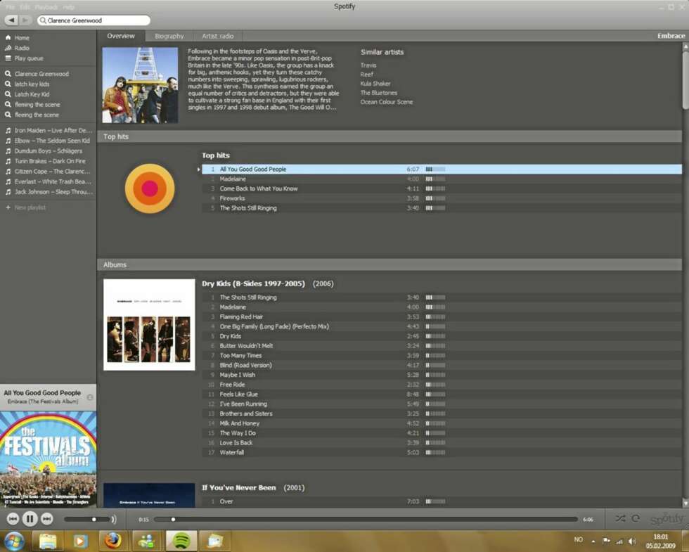 SPOTIFY: Fremtidens måte å lytte til musikk? SPOTIFY: Fremtidens måte å lytte til musikk?