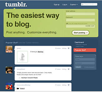 TUMBLR: Marius Myhrvold tror Tumblr kan bli det neste store. TUMBLR: Marius Myhrvold tror Tumblr kan bli det neste store.