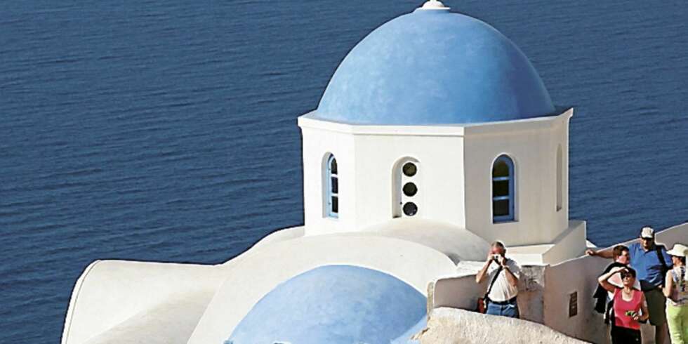 "Mamma Mia"-feberen har bidratt til å gjøre greske øyer enda mer populære som romantisk feriemål. "Mamma Mia"-feberen har bidratt til å gjøre greske øyer enda mer populære som romantisk feriemål.