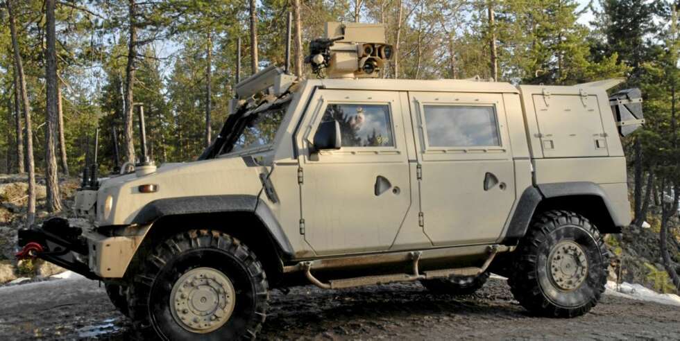 RWS: Iveco med Protector montert. RWS: Iveco med Protector montert.