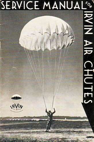 SALGS-SUKSESS: Fallskjermene ble raskt populære over hele verden. De to pionere tjente gode penger. Her en service manual fra Irvin Air Chutes fra 1930-tallet. SALGS-SUKSESS: Fallskjermene ble raskt populære over hele verden. De to pionere tjente gode penger. Her en service manual fra Irvin Air Chutes fra 1930-tallet.