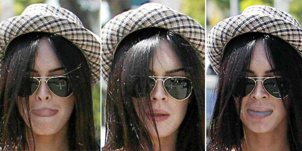 VRENGTRYNE: Megan Fox gjorde slette miner til godt spill da hun møtte fotografene forleden. VRENGTRYNE: Megan Fox gjorde slette miner til godt spill da hun møtte fotografene forleden.
