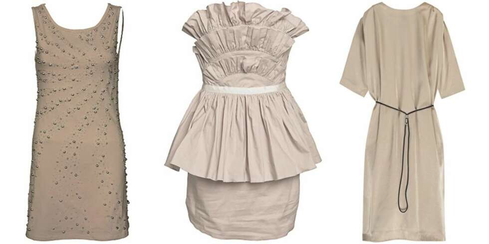 FRA VENSTRE: Meteor Shower (kr 895), Lipsy (kr 899), Acne (kr 2082). FRA VENSTRE: Meteor Shower (kr 895), Lipsy (kr 899), Acne (kr 2082).