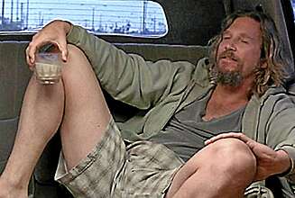The Dude og hans White russian The Dude og hans White russian