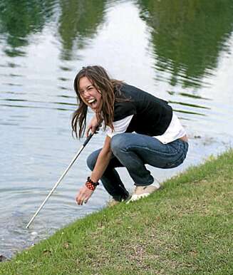 Heather på fisketur Heather på fisketur