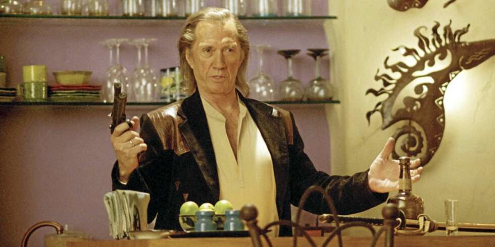 David Carradine som Bill i kultfilmen Kill Bill. David Carradine som Bill i kultfilmen Kill Bill.