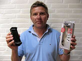 DEN GODE DANSKEN: Morten Kjeldsen har stor tro på sitt produkt, Razorpit, som forlenger Gillette-bladenes levetid med faktoren 10. DEN GODE DANSKEN: Morten Kjeldsen har stor tro på sitt produkt, Razorpit, som forlenger Gillette-bladenes levetid med faktoren 10.