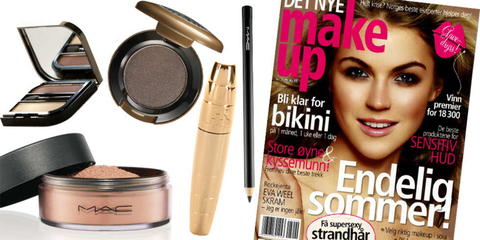 COVERGIRL: Helena Rubinstein Wanted eyes duo, kr 330. Mac Solar bits scatterrays, kr 185. Mac Eye shadow tempting, kr 135. Helena Rubinstein Lash queen Waterproof mascara, kr 285. Mac Eye kohl smolder, kr 125. COVERGIRL: Helena Rubinstein Wanted eyes duo, kr 330. Mac Solar bits scatterrays, kr 185. Mac Eye shadow tempting, kr 135. Helena Rubinstein Lash queen Waterproof mascara, kr 285. Mac Eye kohl smolder, kr 125.