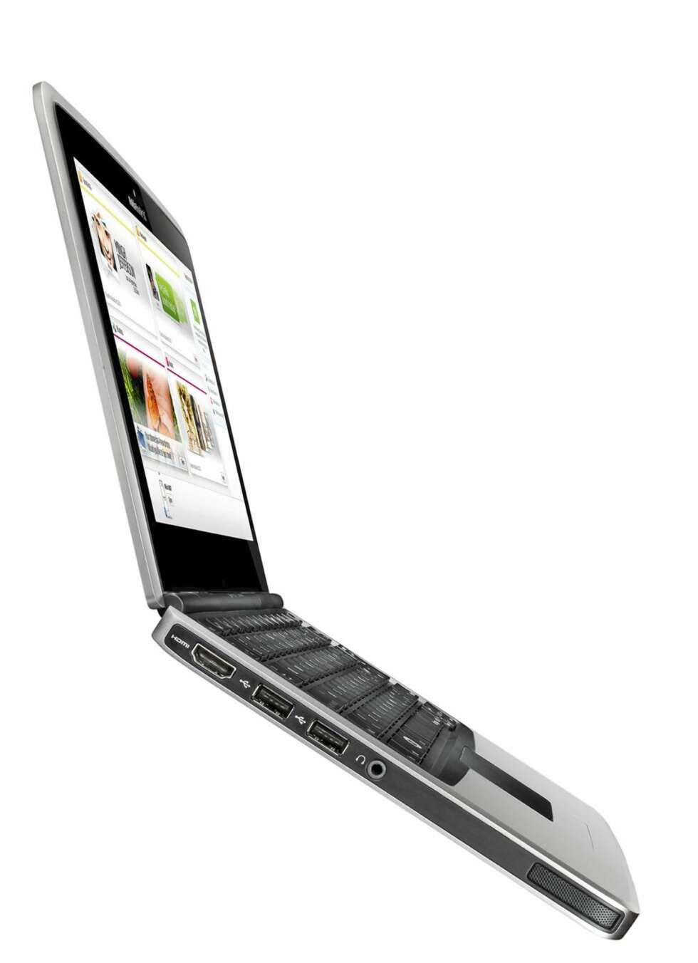 KNØTT: Nokias PC veier kun 1,25 kilo og er ca. 2 cm tykk. KNØTT: Nokias PC veier kun 1,25 kilo og er ca. 2 cm tykk.