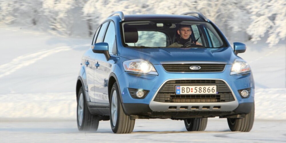 KJØREMESTER: Da Ford Kuga ble introdusert utmerket den seg med sportsligste kjøreegenskaper i en klasse som ikke akkurat var kjent for slikt. FOTO: Egil Nordlien, HM Foto KJØREMESTER: Da Ford Kuga ble introdusert utmerket den seg med sportsligste kjøreegenskaper i en klasse som ikke akkurat var kjent for slikt. FOTO: Egil Nordlien, HM Foto