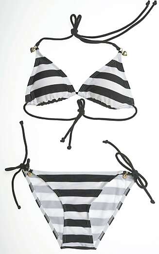 Stripete bikini fra Lindex, kr 198. Stripete bikini fra Lindex, kr 198.