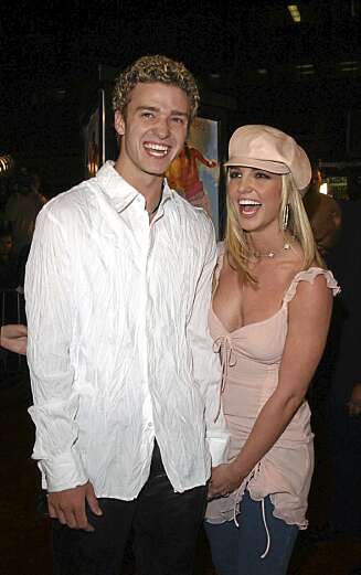 Justin Timberlake og Britney Spears holdt sammen i tre år før de gikk hver til sitt i 2002 Justin Timberlake og Britney Spears holdt sammen i tre år før de gikk hver til sitt i 2002